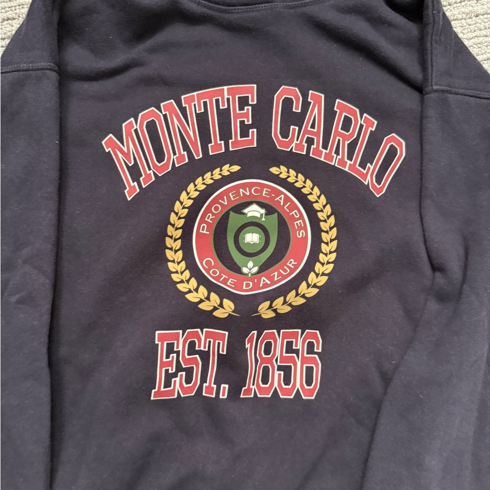 H&M Monte Carlo Printed Hoodie Sweatshirt - Picture 3 of 3